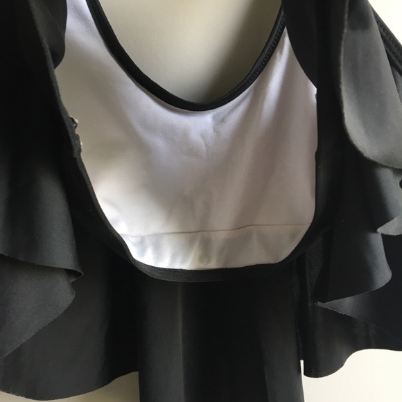 ⚪ Tankini swimsuit flounced top - Picture 5 of 12